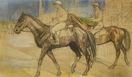 Luigi Gioli ( San Frediano a Settimo (Pi) 1854 Firenze 1947 ) Fantini a San...