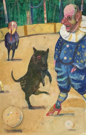 Antonio Possenti ( Lucca 1933 Lucca 2016 ) Senza titolo Olio su cartone...