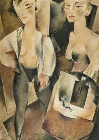 Alberto Manfredi ( Reggio Emilia 1930 Reggio Emilia 2001 ) Figura femminile...