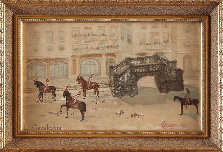 CHIMERI (XIX SECOLO) Trasporto del cavalcavia per Corso Zanardelli....