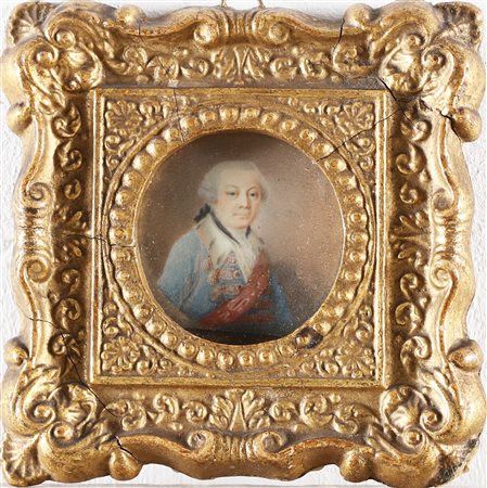 MINIATURISTA DEL XVIII SECOLO Ritratto di Federico di Brandeburgo-Bayreuth....