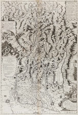 CORONELLI VINCENZO MARIANO (1650 - 1718) Il bresciano. 1690. Acquaforte. ....