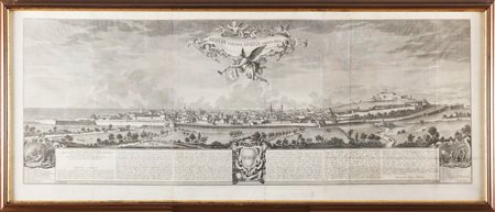 BATTAGLIOLI FRANCESCO (1722 - 1797) Veduta di Brescia di Brescia e del...
