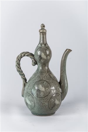 Arte Cinese Versatoio coreano in ceramica Corea, fine XIX secolo o precedente...