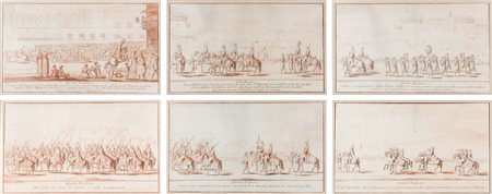 Arte Islamica Raffaello Morghen (Portici 1758 - Firenze 1833) Sei incisioni...