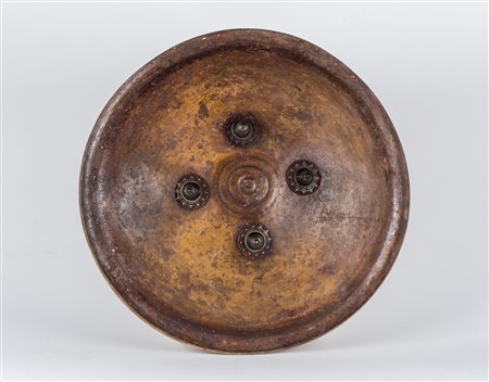 Arte Islamica Scudo in pelle di rinoceronte India, XVIII secolo . -. Cm...