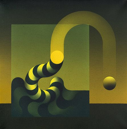 Julio Le Parc (Mendoza 1928 )&quot;Modulation 760&quot; 1985 acrilico su...