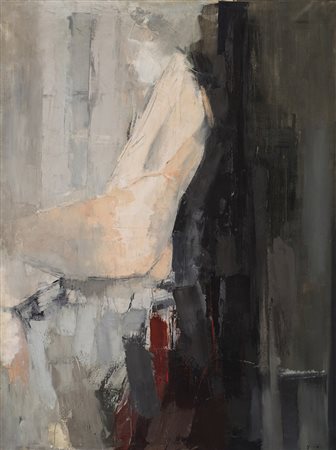 Giuseppe Ajmone (Carpignano Sesia 1923 - Romagnano Sesia 2005)&quot;Nudo...