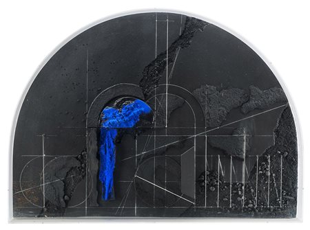 Walter Valentini (Pergola 1928 )&quot;La porta del tempo&quot; 1990 tecnica...