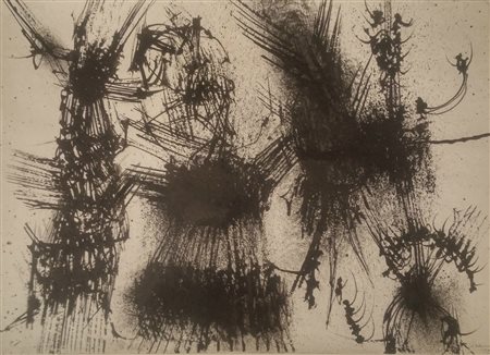 Emilio Scanavino (Genova 1922 - Milano 1986)&quot;Strutture verticali&quot;...