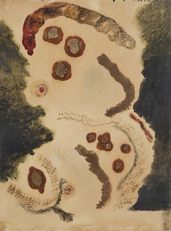 Carl Buchheister (Hanover 1890 - 1964)&quot;Komposition mit braunen...