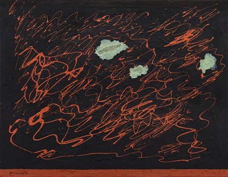 Giulio Turcato (Mantova 1912 - Roma 1995)&quot;Senza titolo&quot; inizio anni...