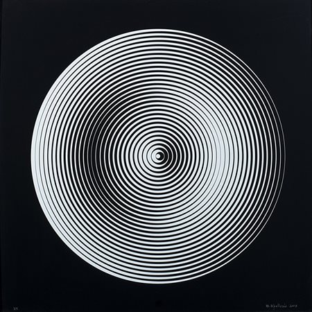 Marina Apollonio (Trieste 1940 )&quot;Dinamica circolare 008&quot; 2008...