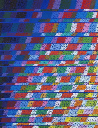 Piero Dorazio (Roma 1927 - Perugia 2005)&quot;Alea Noctis&quot; 1981 acrilico...