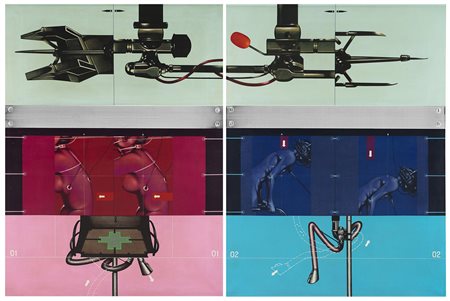 Sergio Sarri (Torino 1938 )&quot;Macchina a respirazione H1&quot; 1976-77...