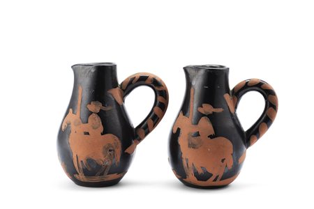 Pablo Picasso (Malaga 1881 - Mougins 1973)&quot;Picador&quot; 1952 coppia di...