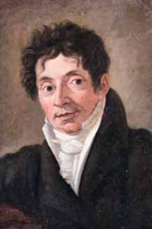 Scuola Lombarda del XIX secolo RITRATTO DI ALESSANDRO MANZONI olio su carta...