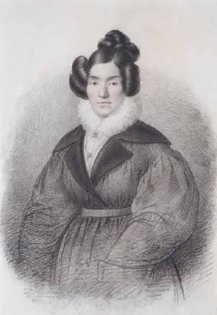 Francesco Hayez Venezia 1791 - Milano 1882 RITRATTO DELLA MOGLIE VINCENZA...