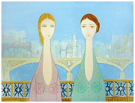 UGO PIEROTTI Pisa 1906 – Pisa 1987 Senza titolo 1973 Olio su tela 60 x 80....