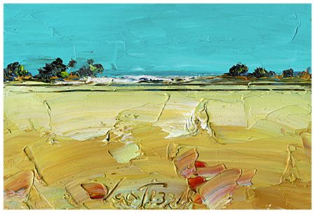 MARC SARDELLI Livorno 1930 Senza titolo Olio su cartone telato 18 x 24. Firma...