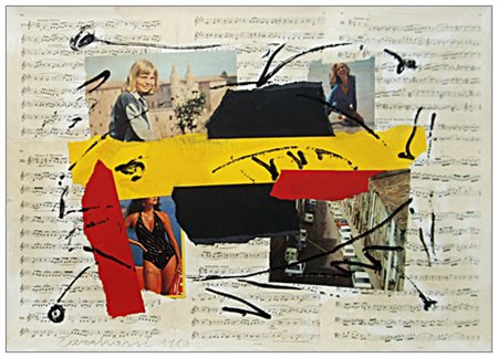 PAOLO BARATELLA Bologna 1935 Il Drago del Mondo 1989 Aerografo su cartoncino...