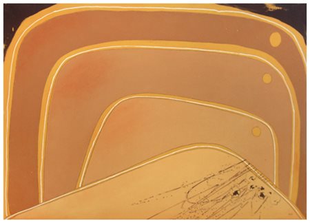 WALTER FUSI Udine 1924 - Colle Val d'Elsa 2013 Senza titolo Pittura e t.m. su...