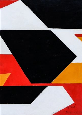 MARIA JAREMA 1908 – 1958 Senza titolo, 1953 Olio su cartone su tavola, cm. 40...