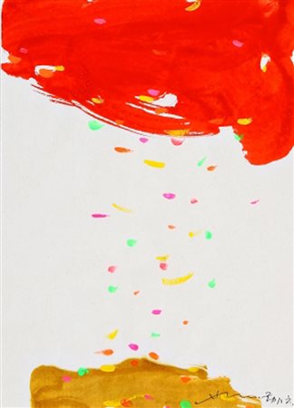 HSIAO CHIN 1935 Senza titolo Tempera su carta, cm. 29 x 21 Firmato in basso a...