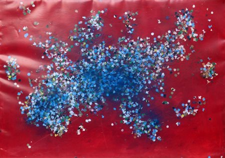 TANO FESTA 1938 – 1988 Coriandolo, 1983 Acrilico e coriandolo su tela, cm. 50...