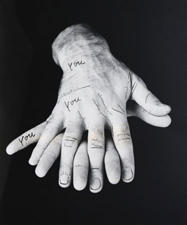 KETTY LA ROCCA 1938 – 1976 Senza titolo, 1974 Inchiostro su fotografia in b/n...