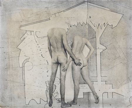 ELIO MARIANI 1943 Spazio di progettazione, 1971 Riporto fotografico su tela...