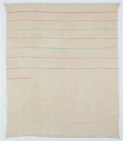 GIORGIO GRIFFA 1936 Linee orizzontali, 1973 Acrilico su tela, cm. 228 x 186...