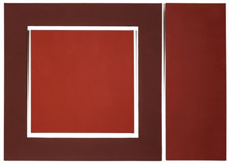 ENZO CACCIOLA 1945 2 –12 –1973, 1973 Pittura industriale su tele, cm. 105 x...