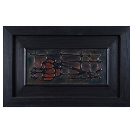 Edgardo Mannucci Fabriano 1904 - Arcevia 1986 19x43 cm. "Senza titolo",...