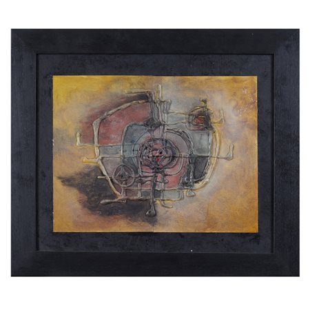 Edgardo Mannucci Fabriano 1904 - Arcevia 1986 29,5x39 cm. "Senza titolo",...