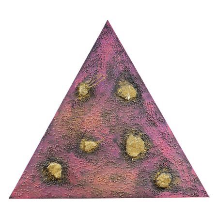 Ottavio Fabbri Milano, 1946 95x110 cm. "Piramide", tecnica mista su tela...