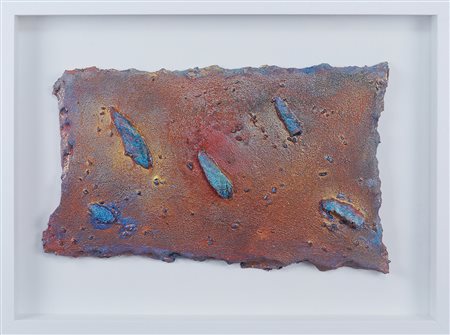 Renzo Nucara Crema 1955 38x62 cm. "Reperto", poliuretano, pigmenti,...