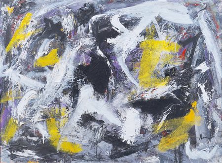 Silvio Formichetti Pratola Peligna 1969 60x80 cm. "Dissolto appena", olio e...