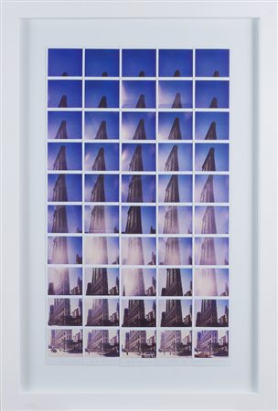 Maurizio Galimberti Como 1956 83x48 cm. "New York Flat N. 7", 2008, mosaico...