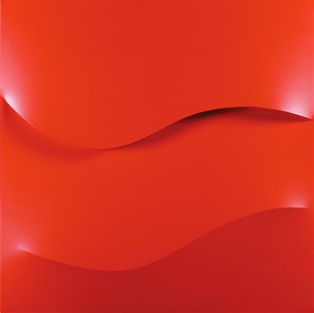 Giuseppe Amadio Todi 1944 100x100 cm. "Gnubo", tela estroflessa, 2016, firma...