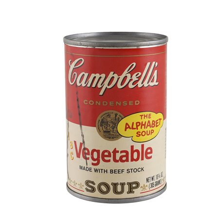 Andy Warhol Pittsburgh 1928 - New York 1987 10x6,5x6,5 cm. "Campbell's...