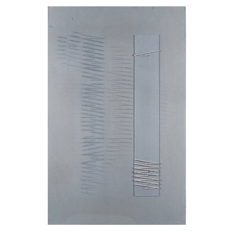 Giovanni Campus Olbia 1929 80x50 cm. "Senza titolo", tecnica mista e...