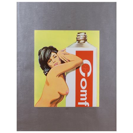 Mel Ramos Sacramento 1935 101,5x76 cm. "Miss Confort Creme", serigrafia a...