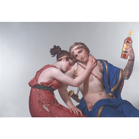 Pep Marchegiani Montesilvano 1971 70x100x2,1 cm. "Pero", stampa quadricromica...