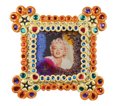 Omar Aprile Ronda Portula 1947 52x52 cm. "Marylin" serie Iron Frozen,...