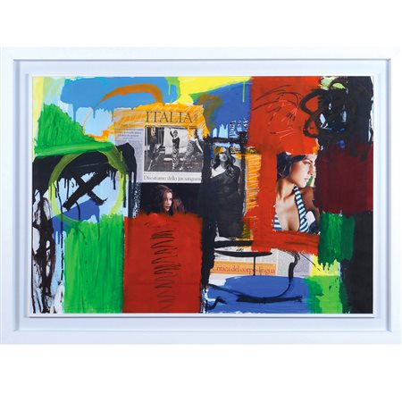 James Fieramosca Reggio Emilia 1949 70x100 cm. "Senza titolo", 2003, firmato...