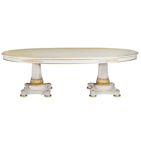 Gianni Versace home anni '90 80x250x120 cm. tavolo ovale da pranzo modello...