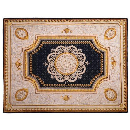 Tappeto Versace design manifattura orientale XX Sec. 218x173 trama, vello e...