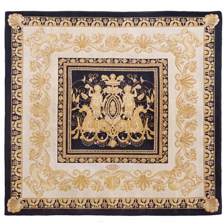 Gianni Versace Home Anni '90 200x200 cm. tappeto collezione Versace Marine...
