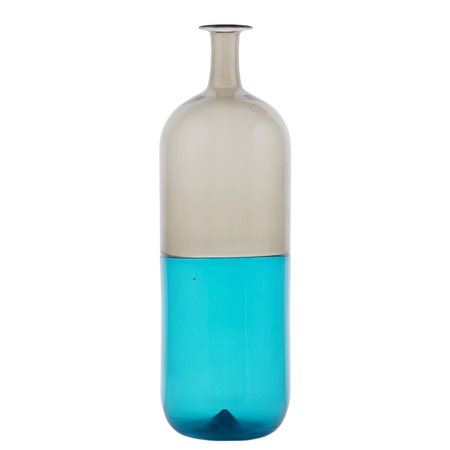 Venini, Tapio Wirkkala designer Murano, 1989 h. 33 cm. vaso serie Bolle, in...
